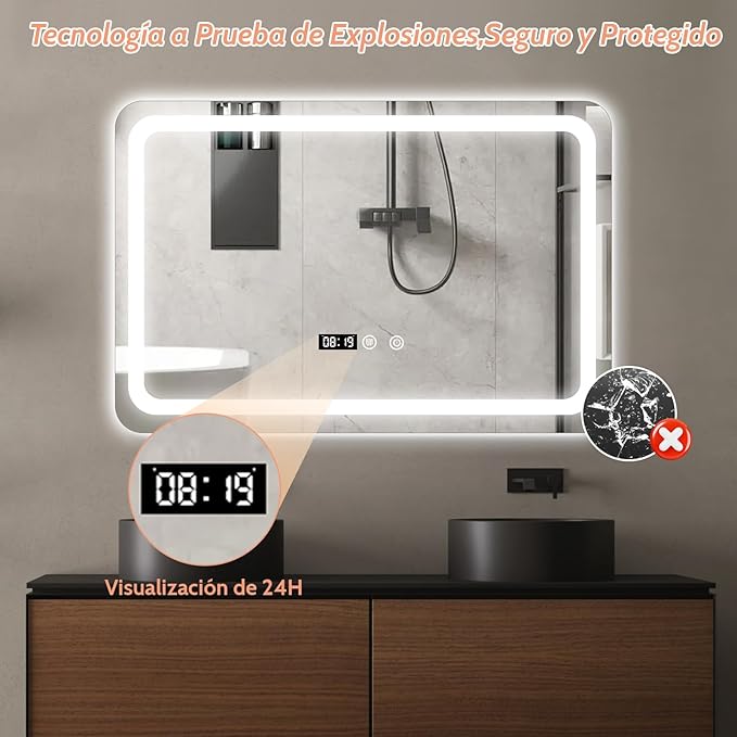Espejo de Baño LED
